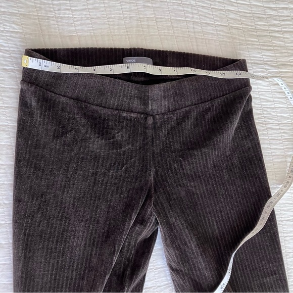 Vince brown corduroy riding pant w/leather patches - Picture 8 of 9